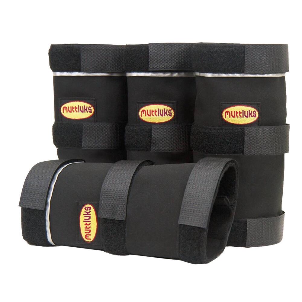 NEW MUTTLUKS muttgators accessory sleeve for dog boots in black
